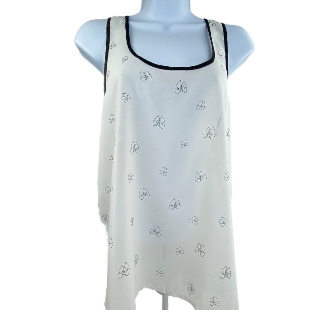NWT American Rag Sheet Bow Razer Back Tank size Medium